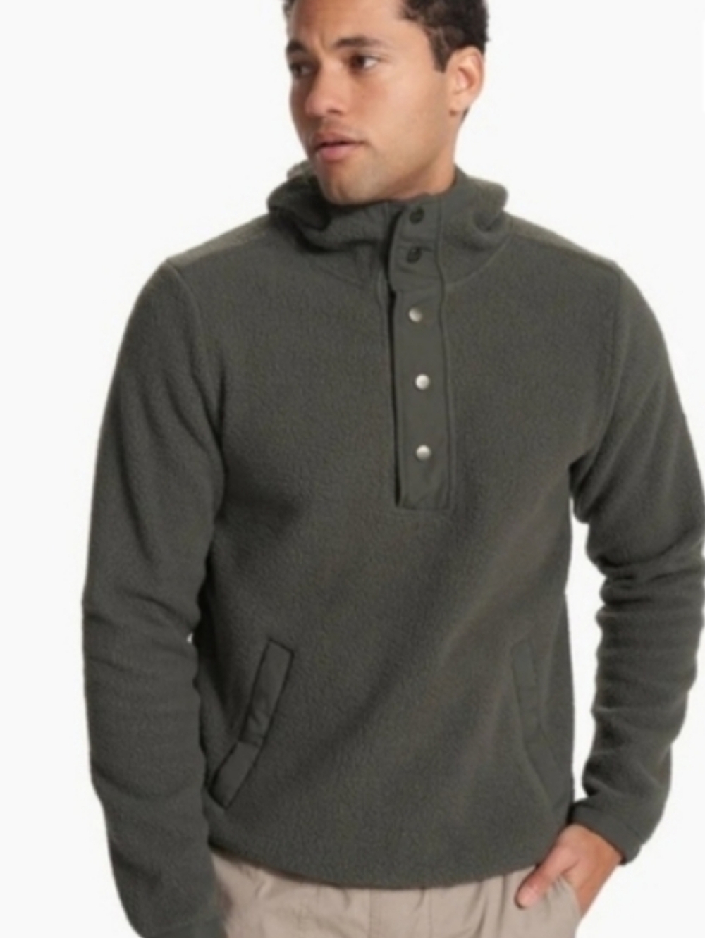 Vuori Morrow Sherpa Pullover Hoodie sz S